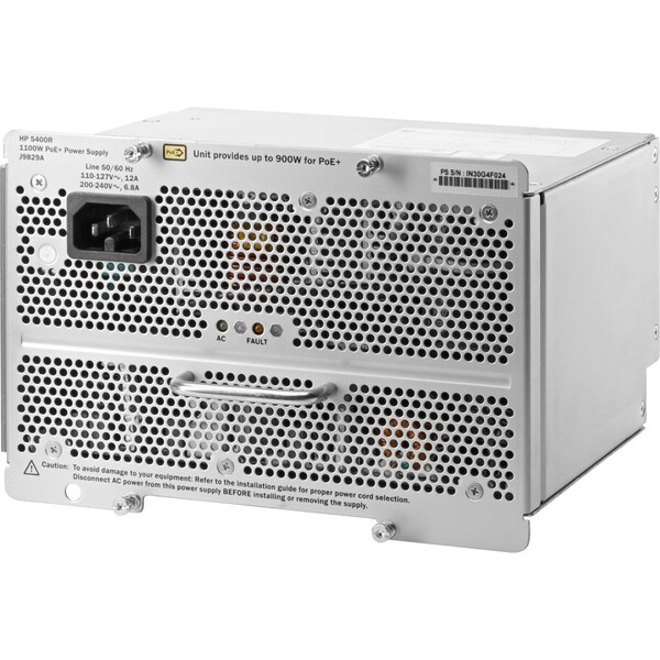 Hpe Hp 5400R 1100W Poe+ Zl2 Power Supply Us J9829A#ABA - main